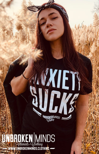 Anxiety S*cks - T-shirt - *SMALLER PRINT*