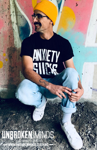 Anxiety S*cks - T-shirt - *SMALLER PRINT*